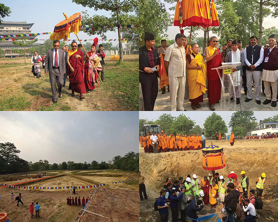 Mahasiddha Sanctuary for Universal Peace Lumbini Nepal , ceremony
