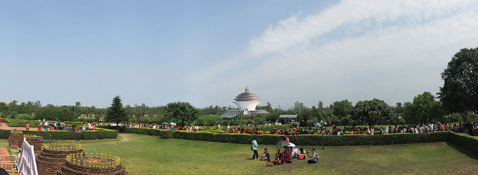 Mahasiddha Sanctuary for Universal Peace Lumbini nepal, from Mayadevi site
